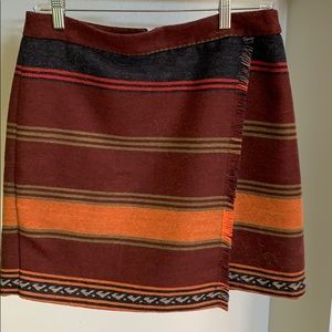Blanket wrap skirt